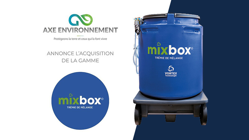 Illustration de Axe-Environnement annonce l'acquisition de la gamme MIXBOX