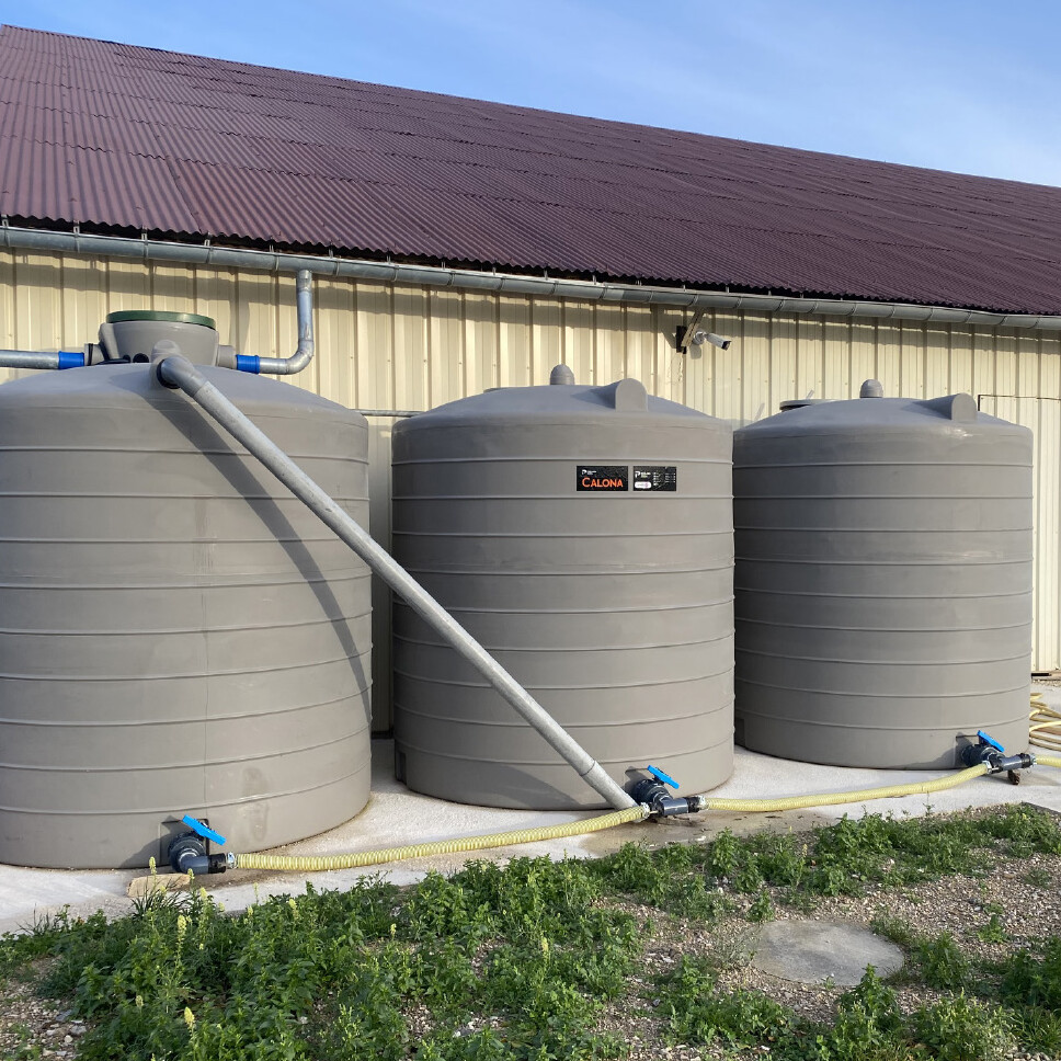 Cuve de stockage d'eau verticale - à partir de 2000 L