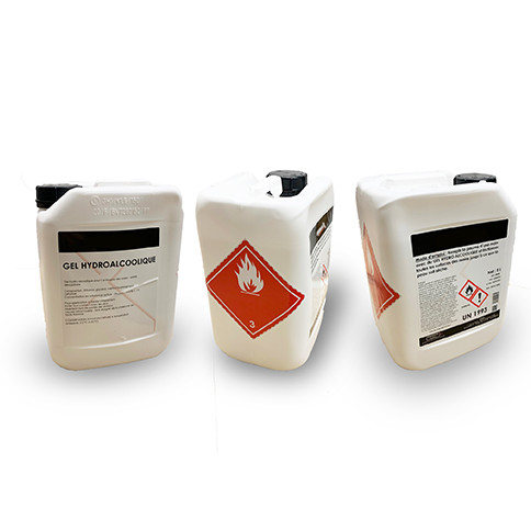 Gel hydoalcoolique - bidon de 5 litres
