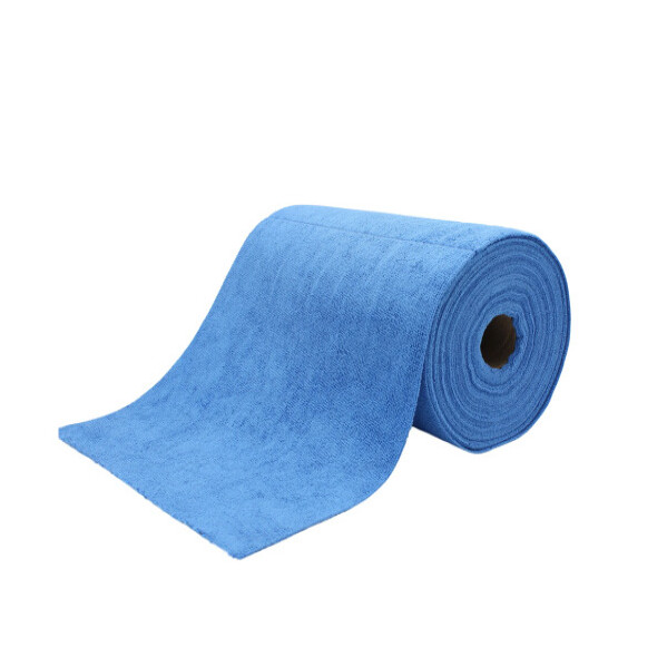 Rouleau de 75 lingettes MICROFIBRES - BLEU