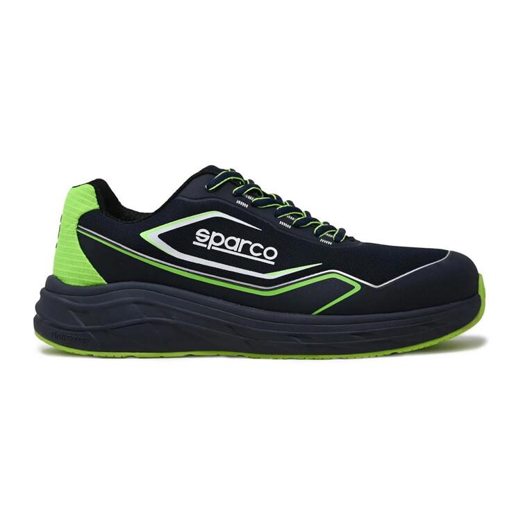 Chaussures de sécurité WILLEN BLEU MARINE/VERT FLUO SPARCO